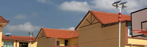 在這里,遇見更美的景——源碼太陽能路燈甘肅工程案例